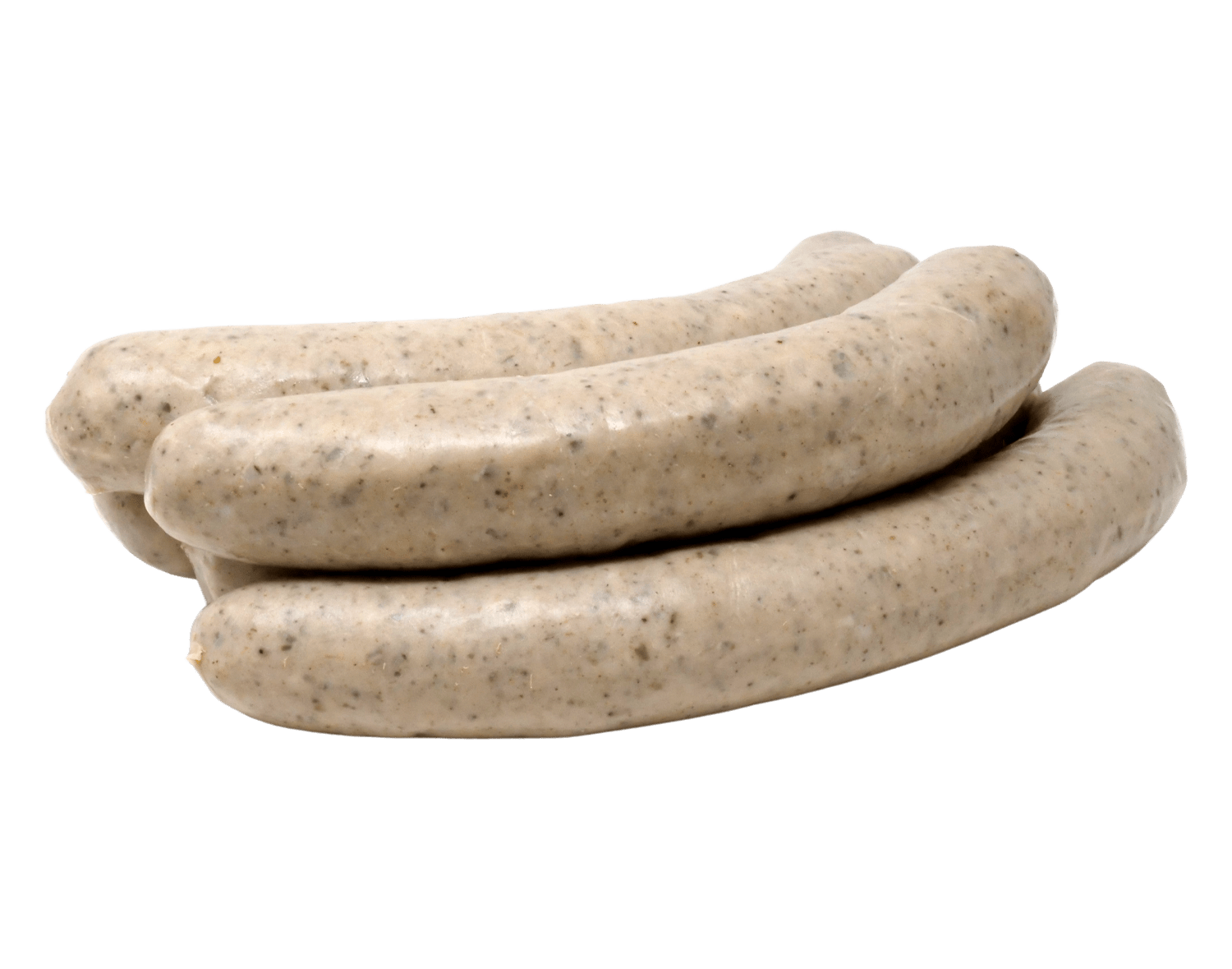 Grobe gebrühte Bratwurst