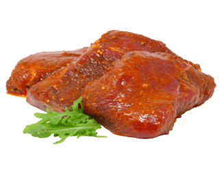Rindersteaks, mariniert