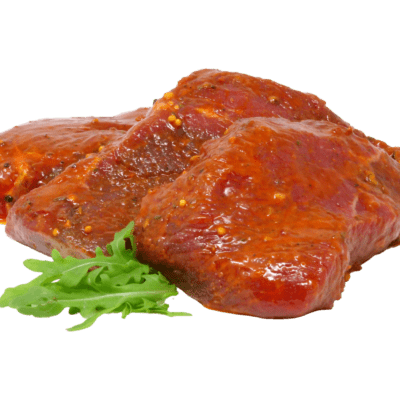 Rindersteaks, mariniert